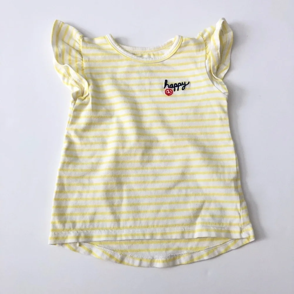 Carter’s Baby Girl Ruffle Sleeveless Top Size 12 Months